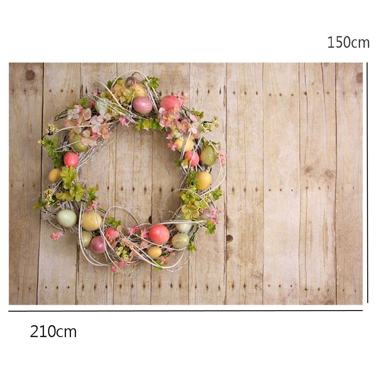 7x5FT-Easter-Egg-Wood-Board-Photography-Backdrop-Studio-Prop-Background-1392174