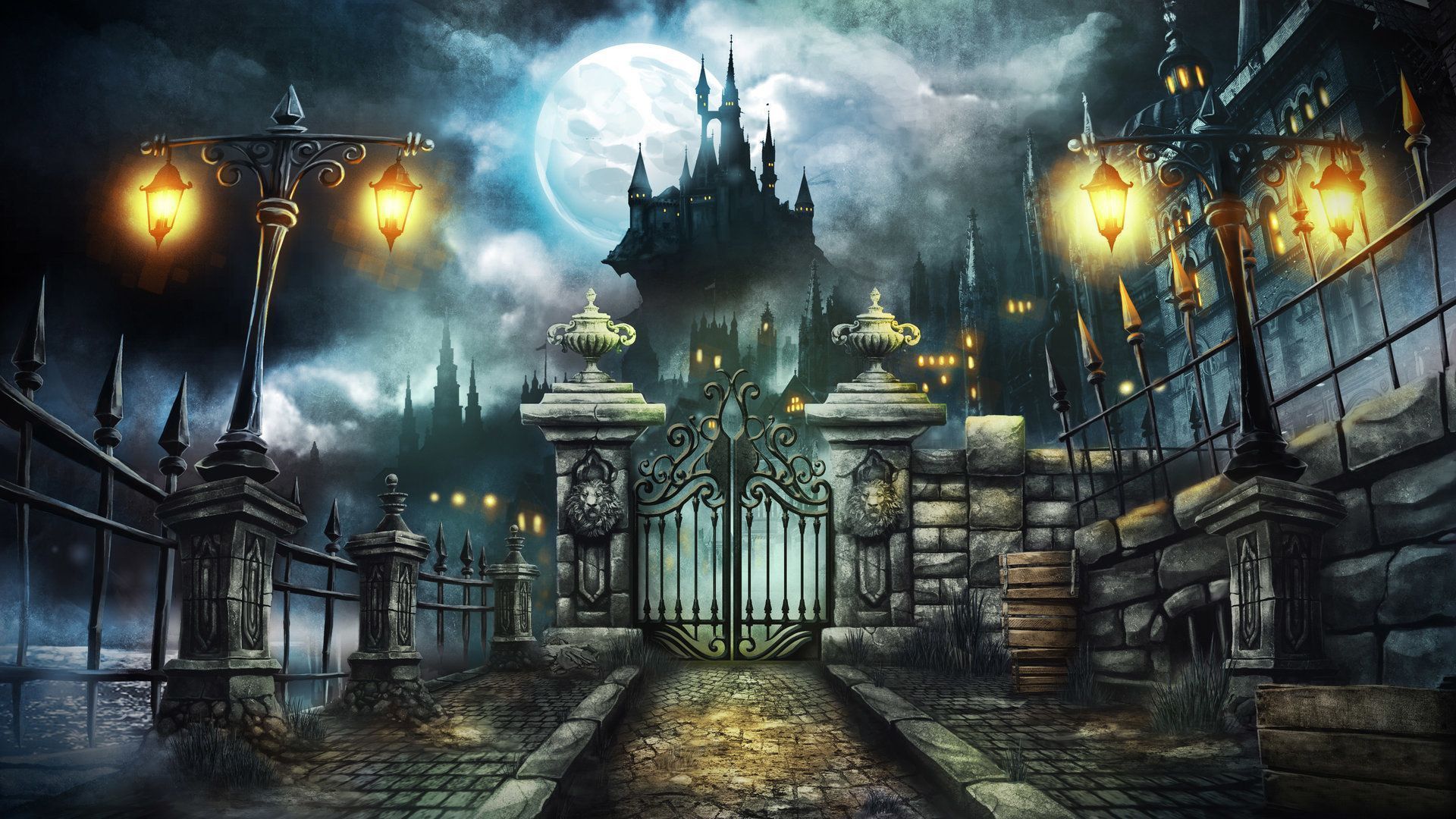 7x5FT-Halloween-Horror-Castle-Theme-Photography-Backdrop-Studio-Prop-Background-1404518