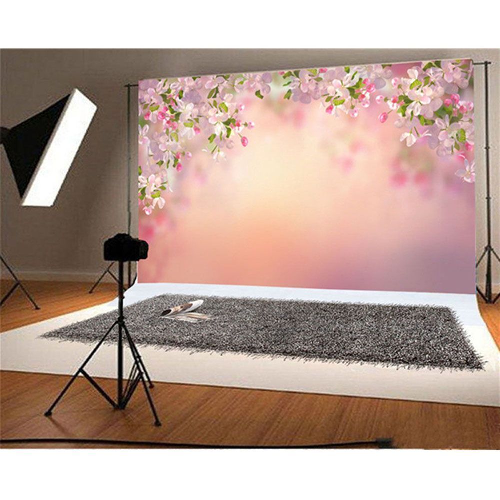 7x5FT-Peach-Flower-Board-Photography-Backdrop-Studio-Prop-Background-1392175
