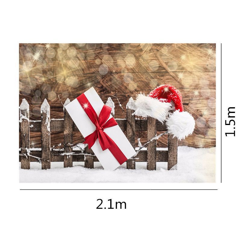 7x5ft-Christmas-Hat-Present-Snow-Photography-Backdrop-Photo-Studio-Background-1101928