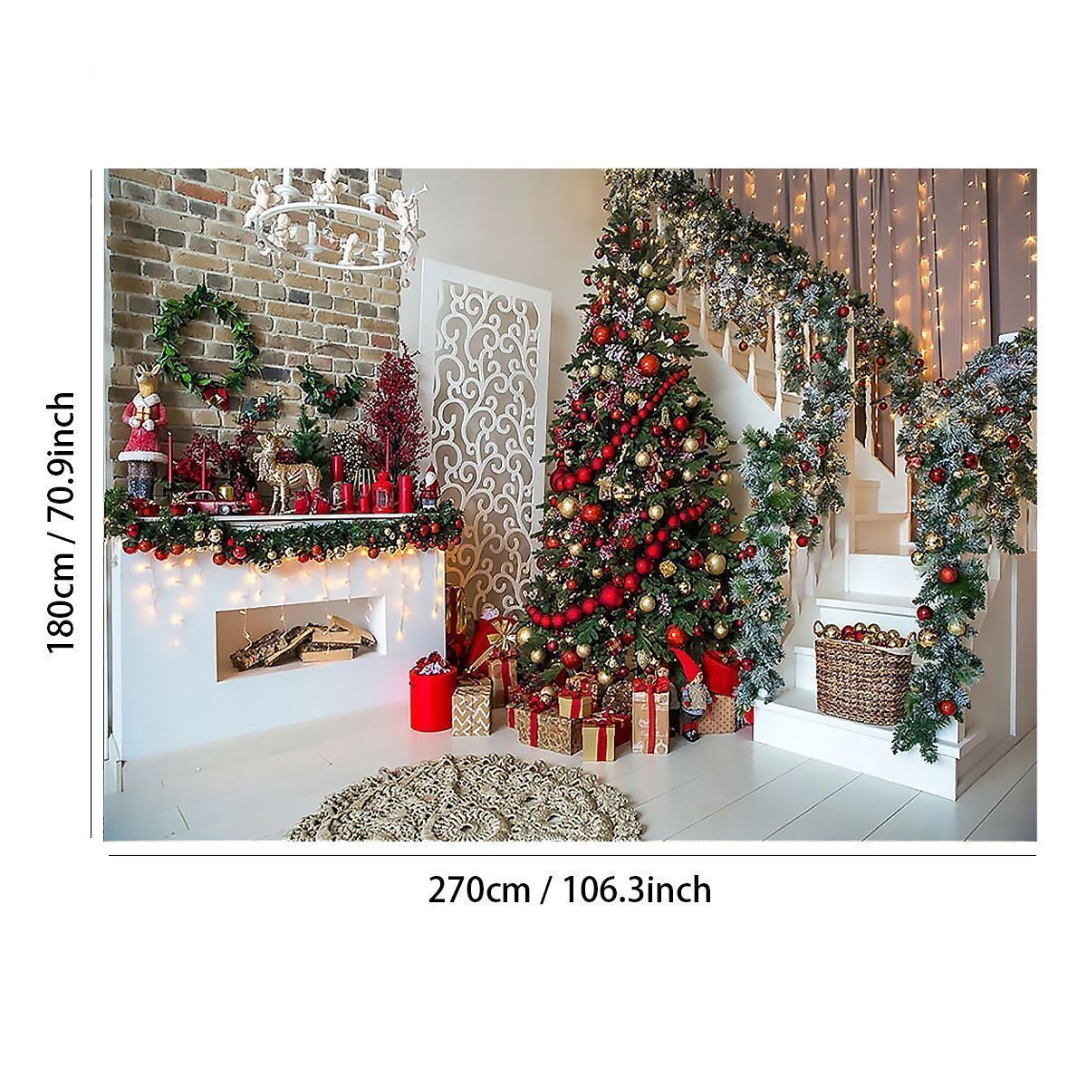 Christmas-Tree-Stairs-Photography-Backdrops-Wood-Floor-Fireplace-Background-Cloth-For-Photo-Studio-B-1763598