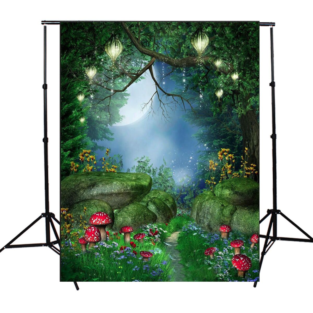 Fairy-Tale-World-Green-Forest-Photography-Background-Cloth-Backdrop-Photo-Props-1142092