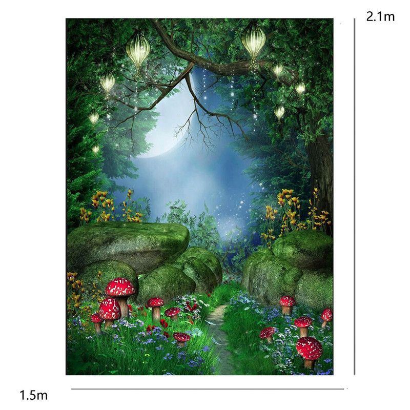 Fairy-Tale-World-Green-Forest-Photography-Background-Cloth-Backdrop-Photo-Props-1142092