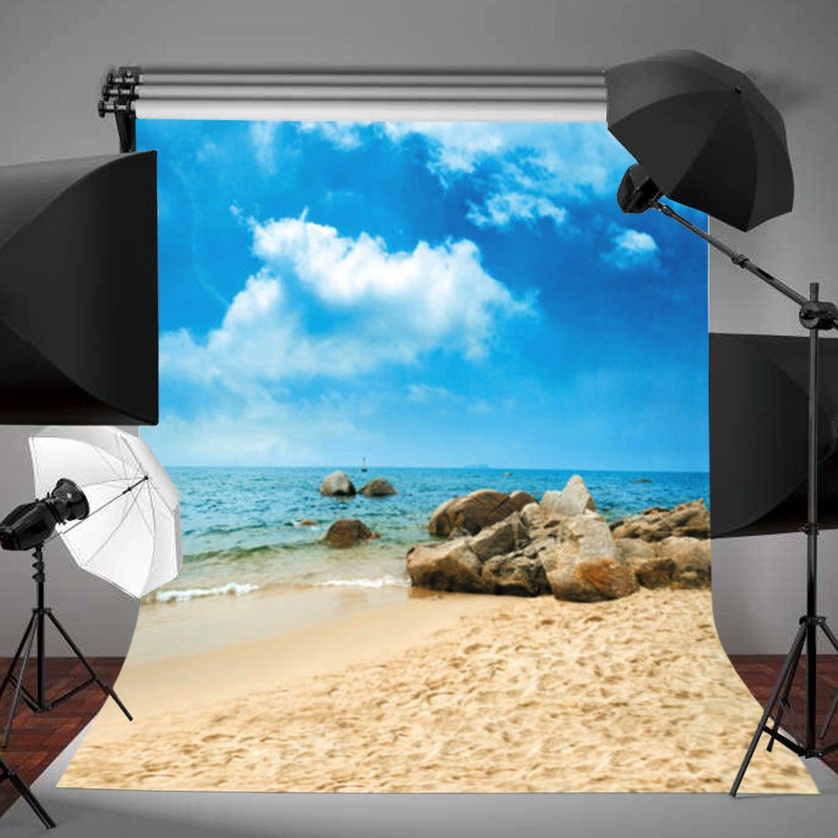 Photography-Background-Vinyl-Fabric-Cloth-Sky-Beach-Sand-Stones-90x150cm-1130357