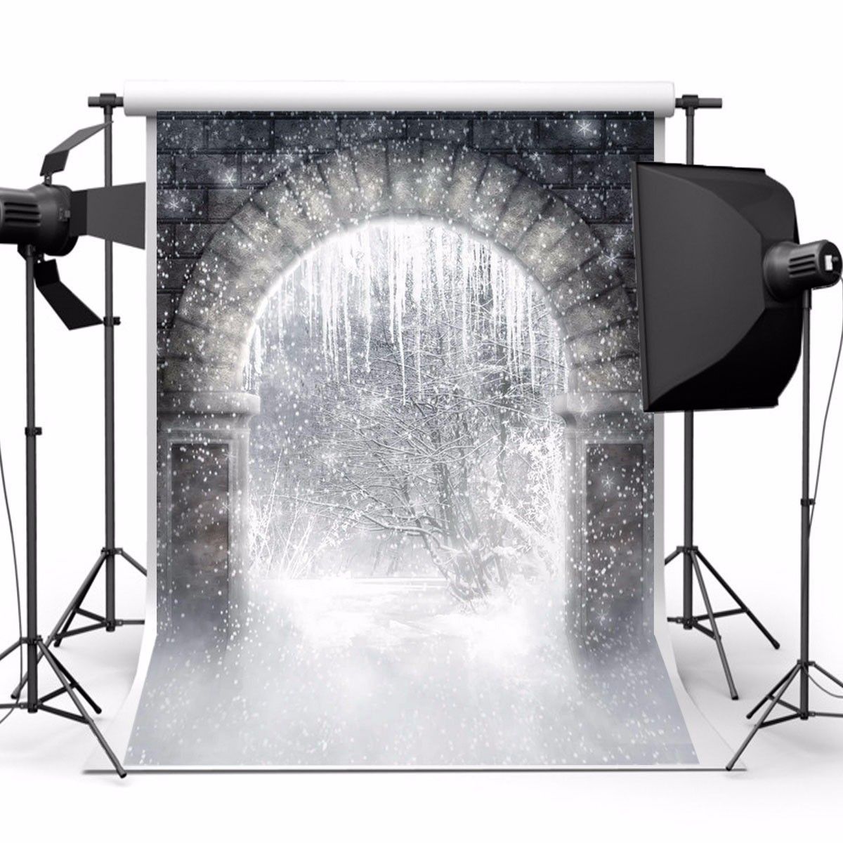 Snow-Forest-Archway-Magic-World-Theme-Photography-Vinyl-Backdrop-Studio-Background-21m-x-15m-1277793