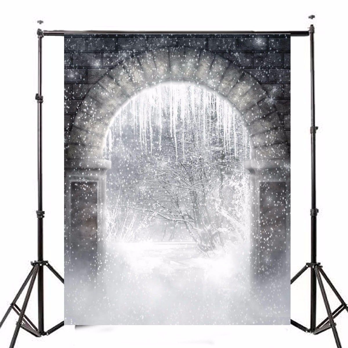 Snow-Forest-Archway-Magic-World-Theme-Photography-Vinyl-Backdrop-Studio-Background-21m-x-15m-1277793