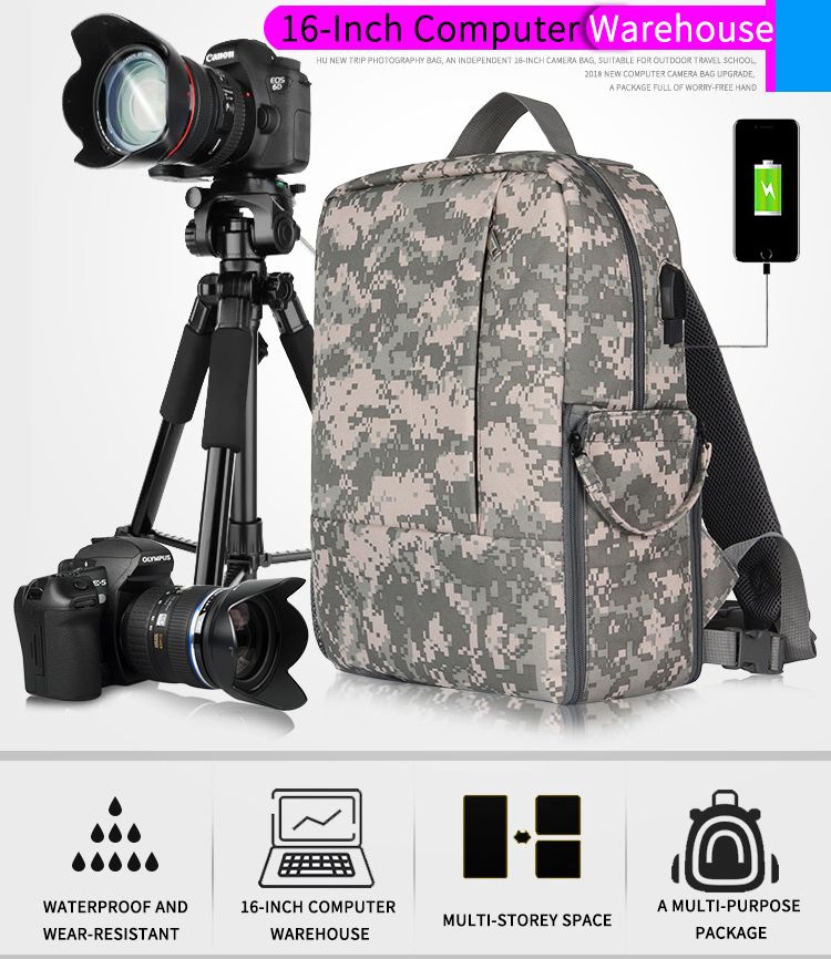 HUWANG-8099-Multi-functional-Universal-Photography-Waterproof-Nylon-DSLR-SLR-Camera-Bag-Backpack-1272550