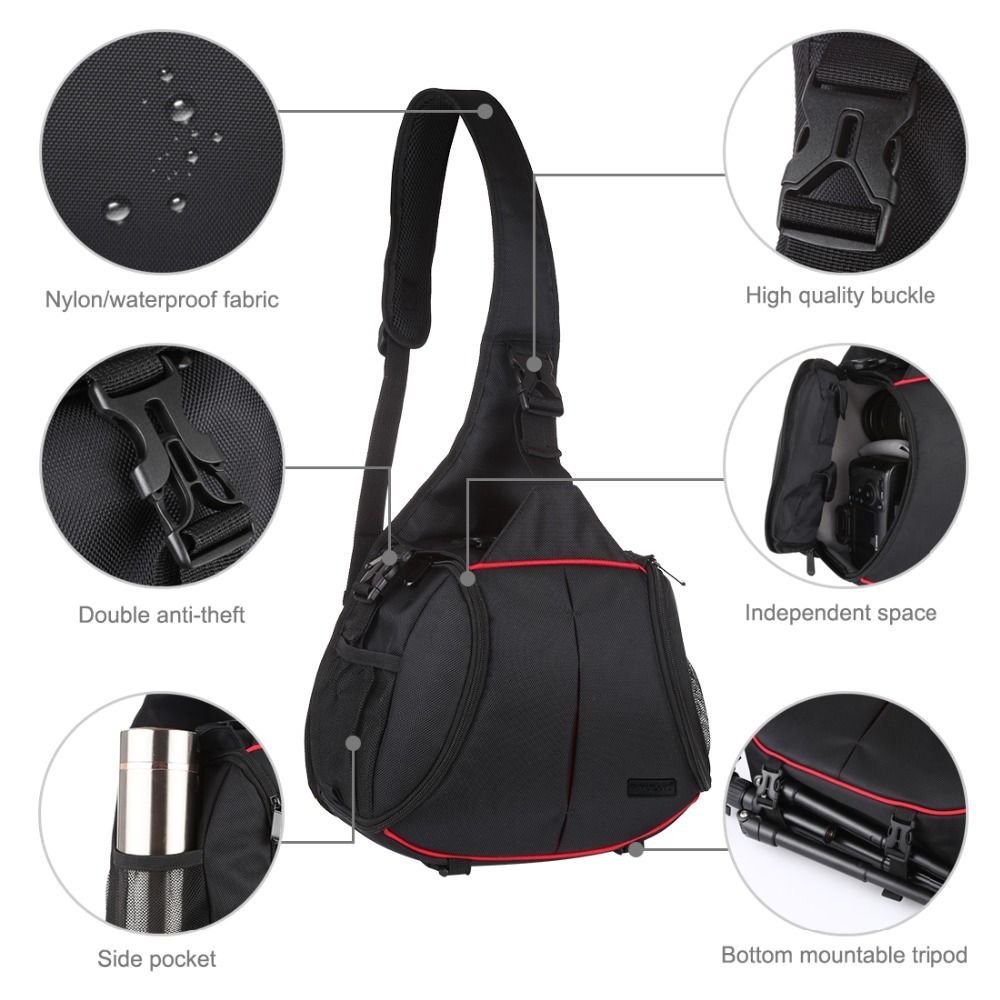 PULUZ-PU5013B-Water-resistant-Triangle-Sling-Shoulder-Messenger-Camera-Bag-1592690