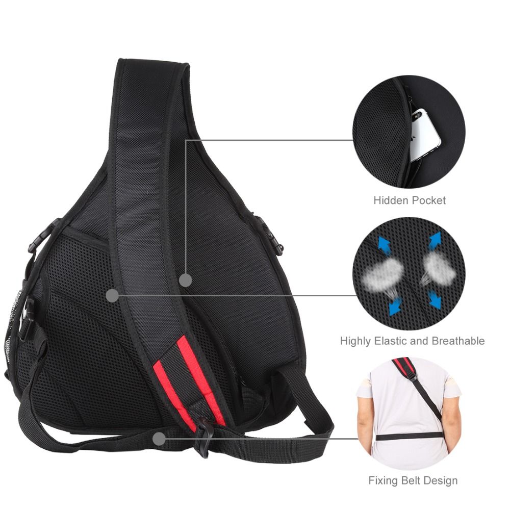 PULUZ-PU5013B-Water-resistant-Triangle-Sling-Shoulder-Messenger-Camera-Bag-1592690