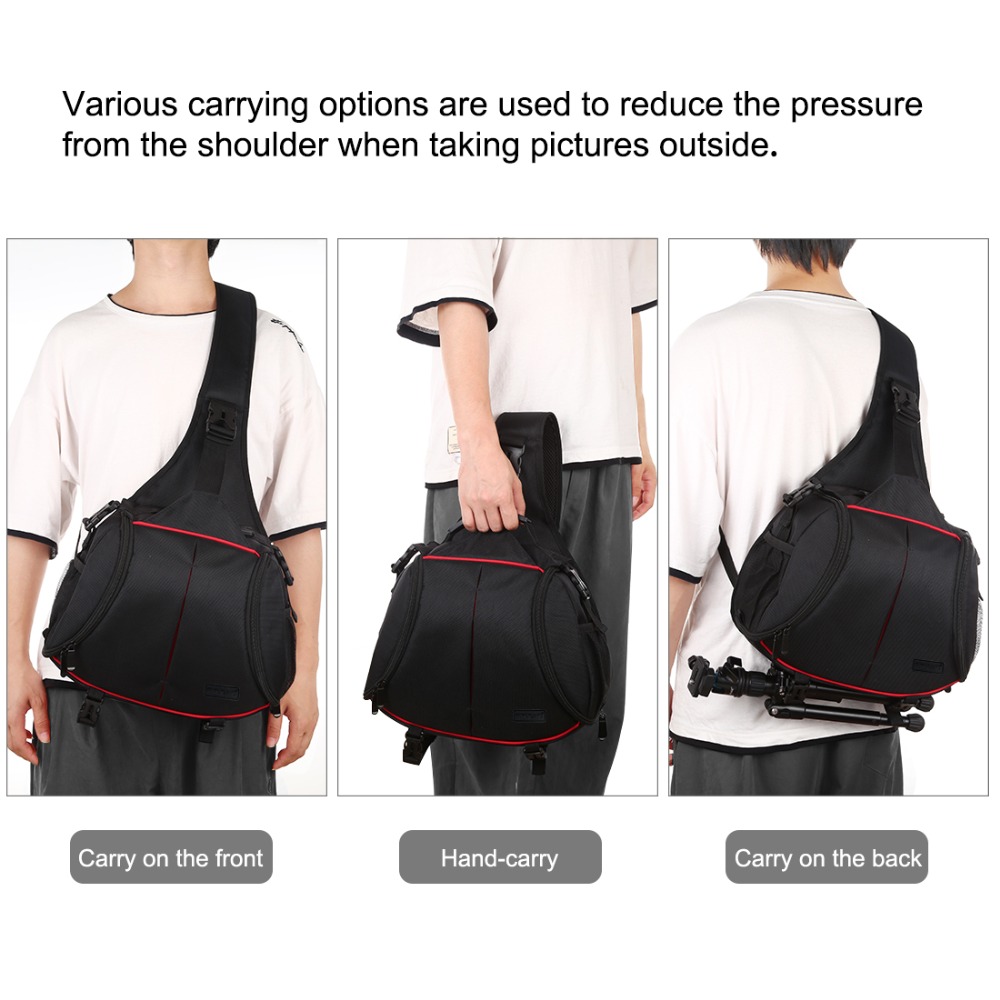 PULUZ-PU5013B-Water-resistant-Triangle-Sling-Shoulder-Messenger-Camera-Bag-1592690