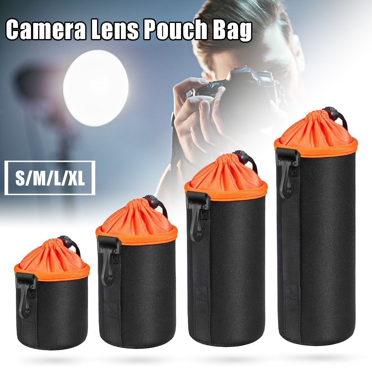 Universal-Protective-Neoprene-Drawstring-Pouch-Bag-Case-Cover-for-DSLR-Camera-Lens-4-Size-1301986