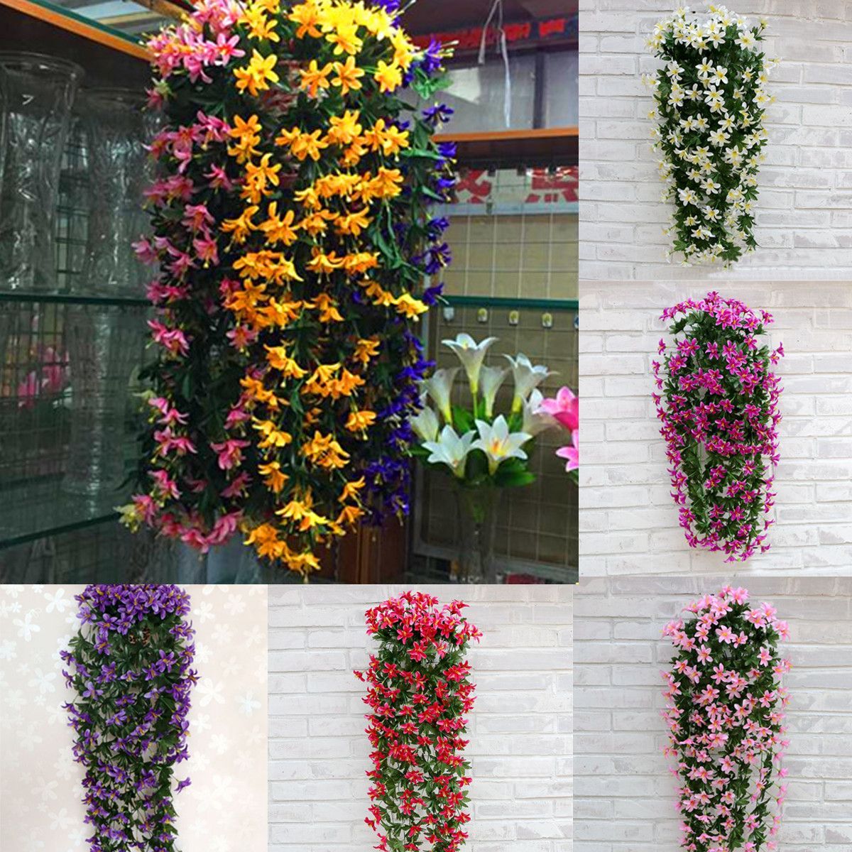 1-Bunch-Artificial-Lily-Silk-Flowers-Vine-Garland-Home-Hanging-Wedding-Decorations-1634168