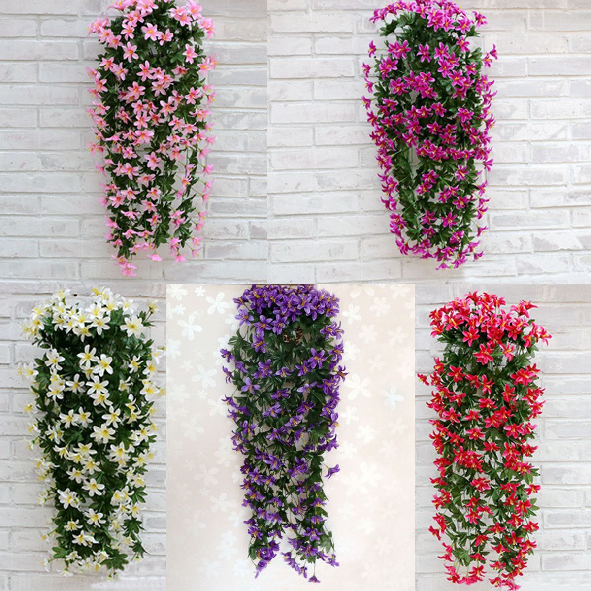 1-Bunch-Artificial-Lily-Silk-Flowers-Vine-Garland-Home-Hanging-Wedding-Decorations-1634168