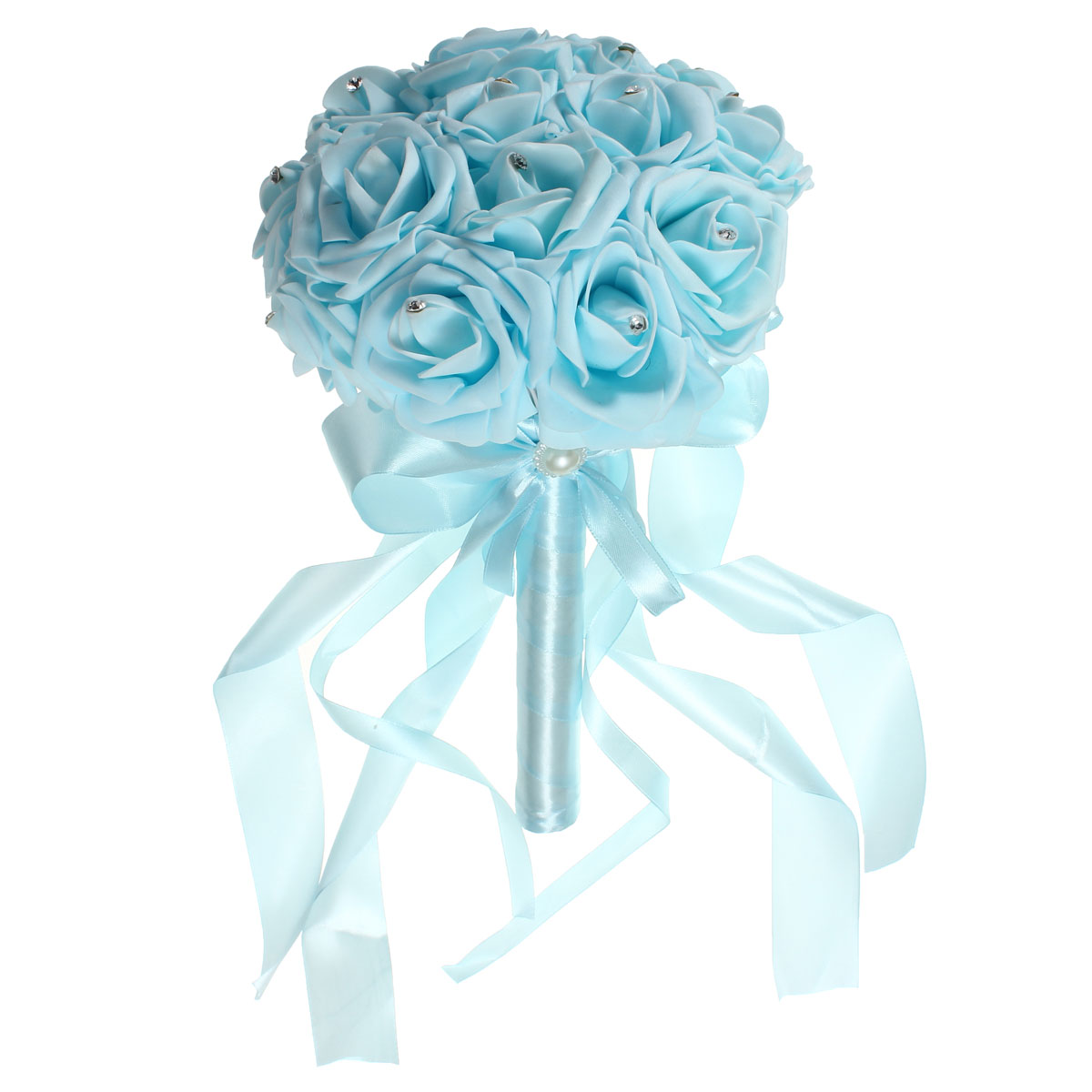 Crystal-Artificial-Foam-Rose-Flower-Bridesmaid-Bouquet-Bridal-Wedding-Decorations-1013494