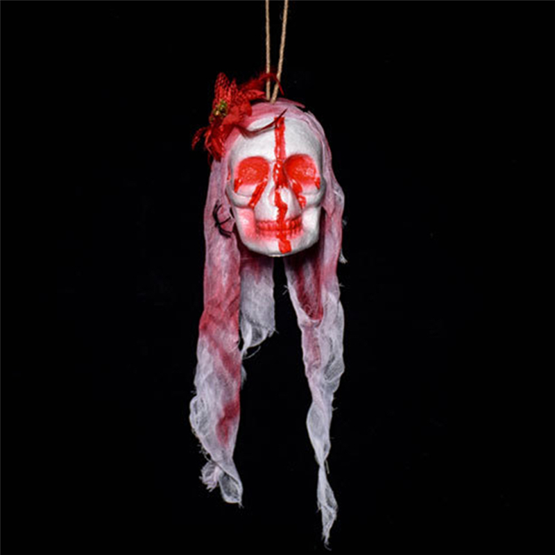 Halloween-Decorations-Horror-Props-Horrible-Skeleton-Bleeding-Skull-Scary-Spooky-Hanging-Props-Party-1330184