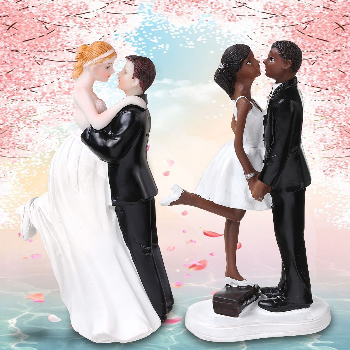 Romantic-Funny-Wedding-Cake-Topper-Figure-Bride-Groom-Couple-Bridal-Decorations-1421525
