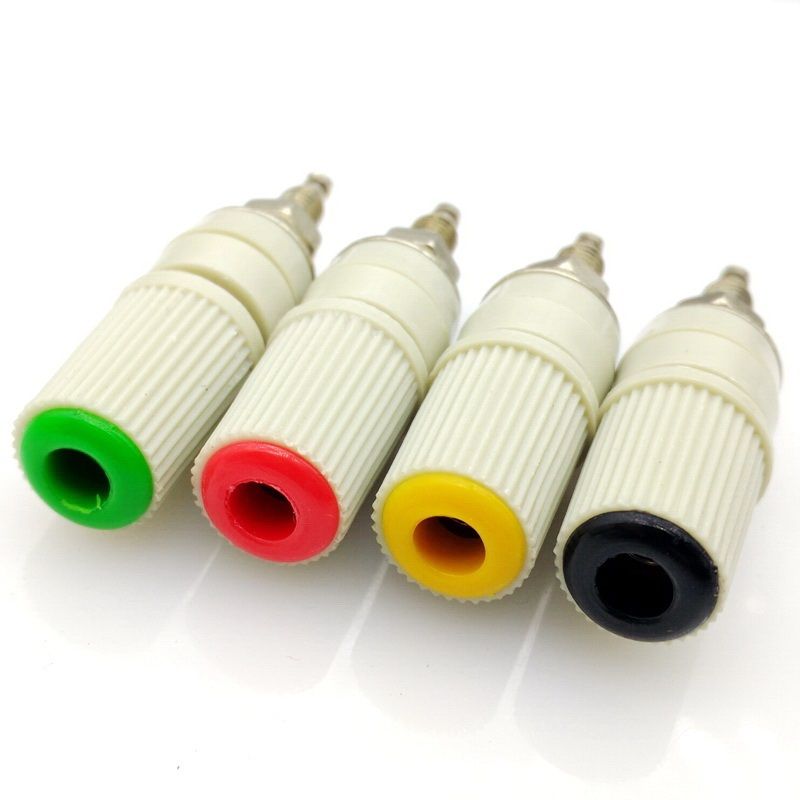 4Color-4mm-Banana-Socket-Pure-Copper-Large-Current-Binding-Post-M5-Studs-30VAC-60VDC-MAX-24A-Banana--1609016