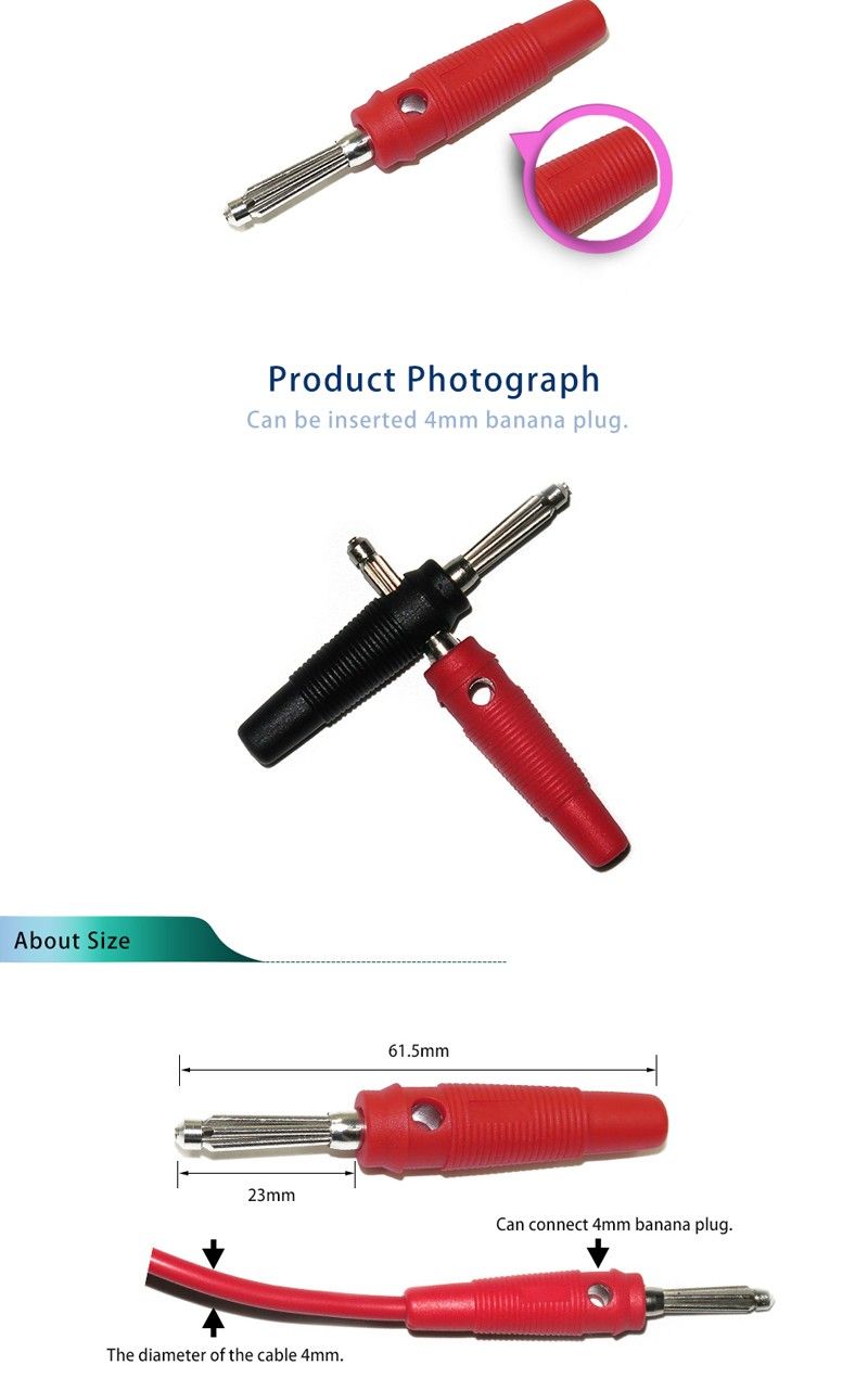 DANIU-P3008-10Pcs-4mm-Copper-Banana-Plug-Jack-Speaker-Amplifier-Test-Probes-Connector-1109354