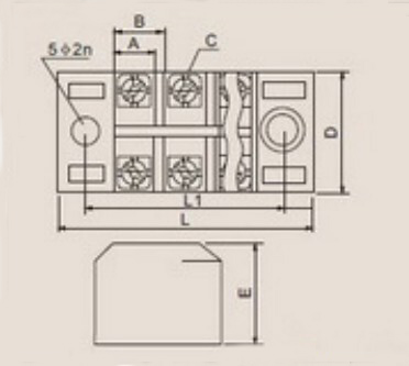 Dual-12-Position-15A-600V-Screw-Terminal-Strip-Covered-Barrier-Block-956788