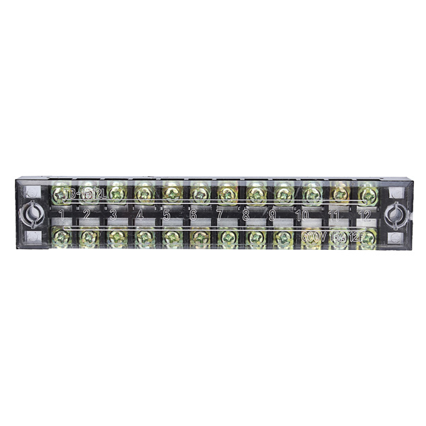 Dual-12-Position-15A-600V-Screw-Terminal-Strip-Covered-Barrier-Block-956788