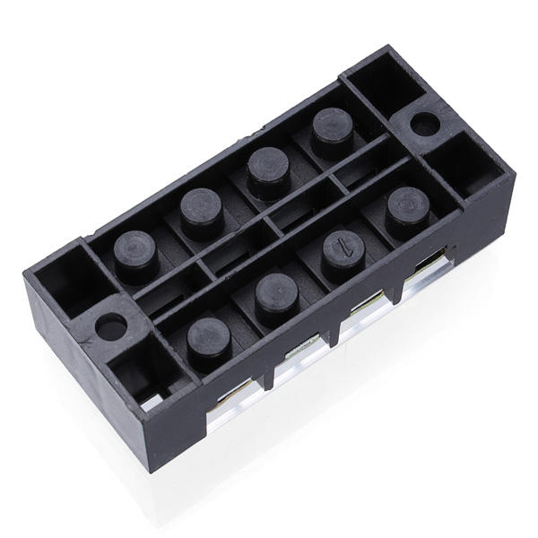 Dual-4-Position--25A-600V-Screw-Terminal-Strip-Covered-Barrier-Block-956787