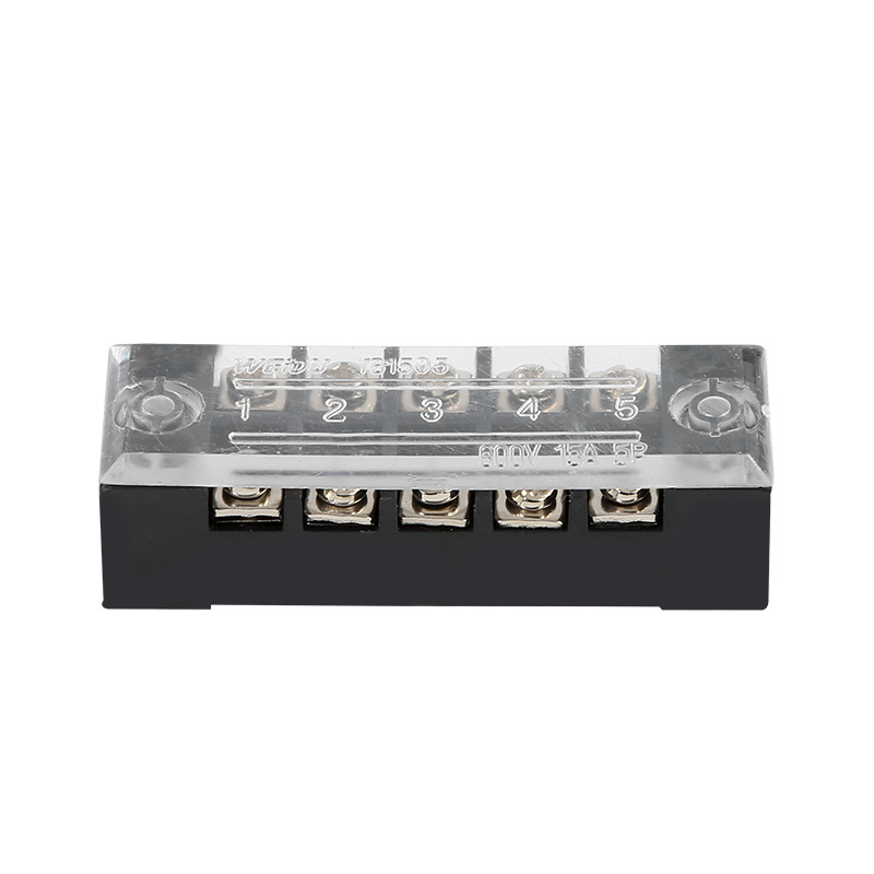 TB150415051506150815101512-4-12P-Terminal-Block-600V-25A-Dual-Rows-Barrier-Block-Screw-Terminal-Stri-1443649