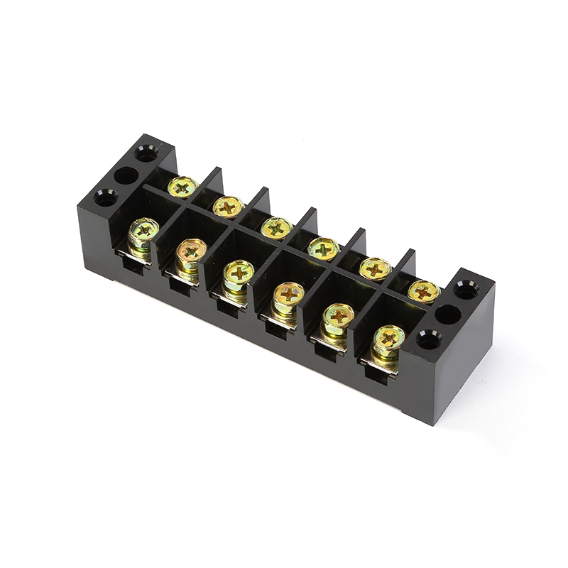 TBC6006-600V-60A-6-Position-Terminal-Block-Barrier-Strip-Dual-Row-Screw-Block-Covered-W-Removable-Cl-1431298