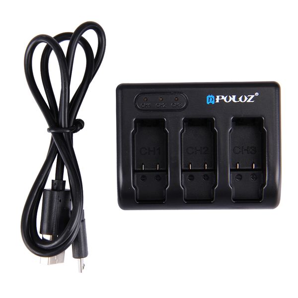 PULUZ-Battery-Charger-with-Micro-USB-Type-C-Interface-LED-Inldicator-1158266