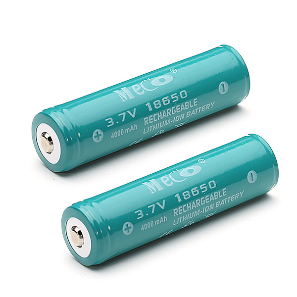 10PCS-MECO-37v-4000mAh-Protected-Rechargeable-18650-Li-ion-Battery-992724