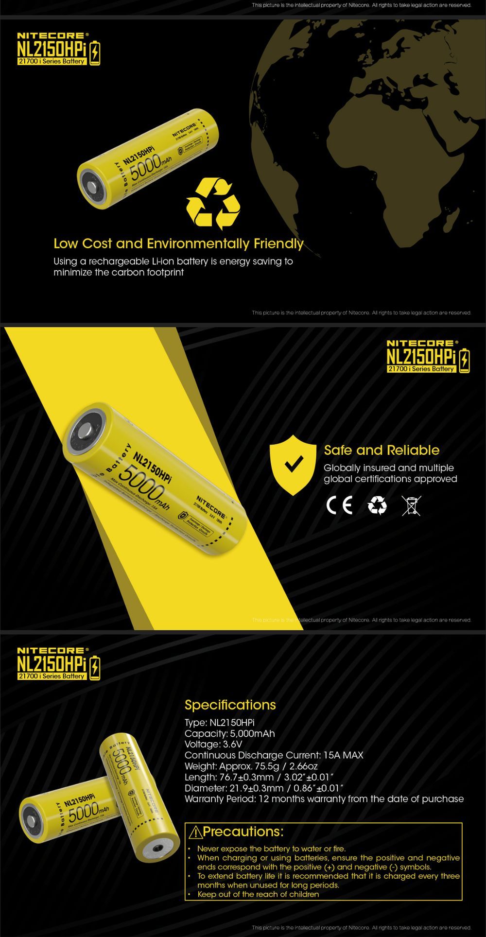 1Pcs-NITECORE-NL2150HPi-21700-Li-ion-Battery-5000mAh-15A-Type-C-USB-Charging-Rechargeable-Battery-Fo-1673544