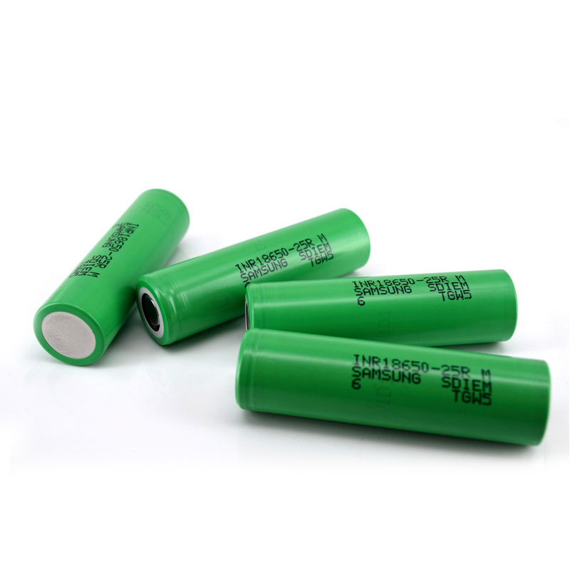 2PCS-36V-INR18650-25RM-2500mAh-High-Drain-Li-ion-Rechargeable-Battery-For-Samsung-1425756