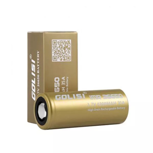 2PCS-GOLISI-S43-IMR26650-4300mah-35A-Protected-Rechargeable-Plate-Head-High-drain-26650-Battery-1450916