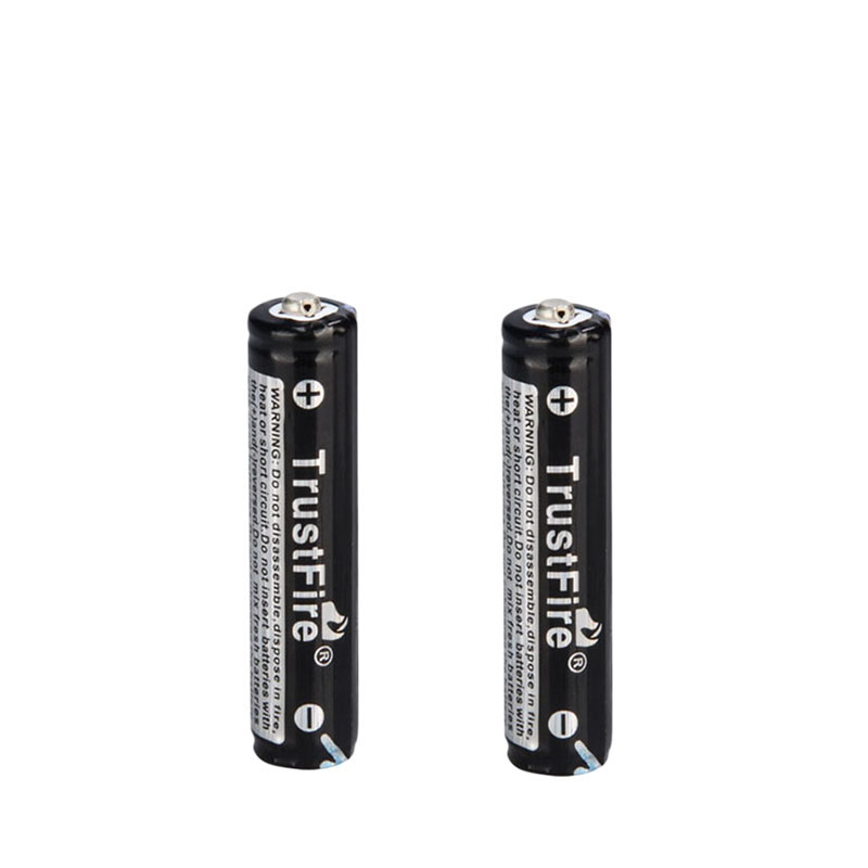 2PCS-TrustFire-37V-600mAh-10440-Li-ion-Rechargeable-Battery-Batteries-With-Protected-PCB-for-LED-Fla-1454987