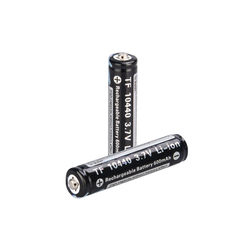 2PCS-TrustFire-37V-600mAh-10440-Li-ion-Rechargeable-Battery-Batteries-With-Protected-PCB-for-LED-Fla-1454987