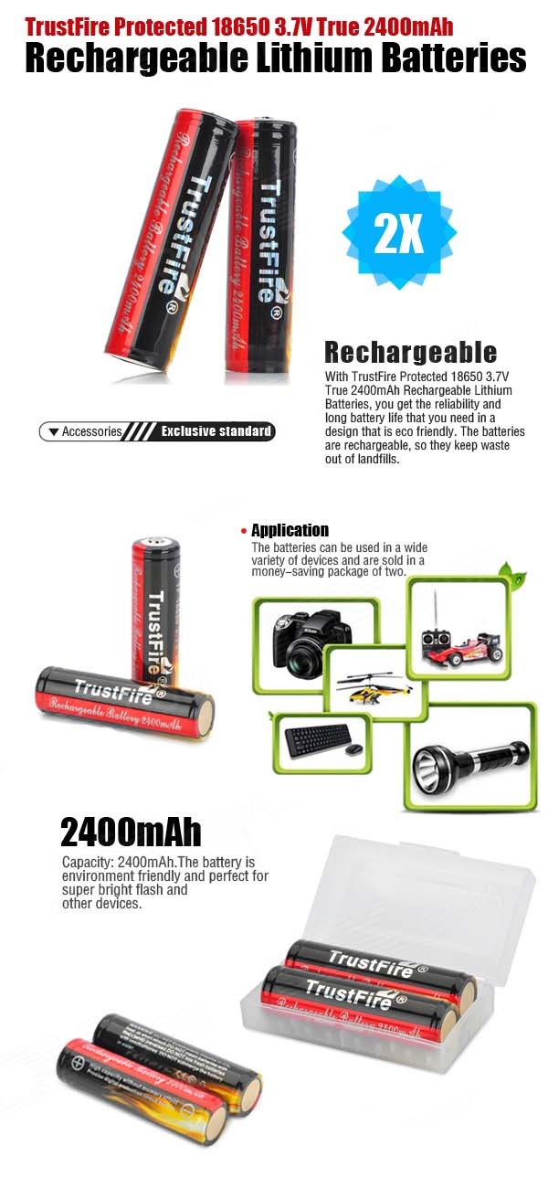 2PCS-TrustFire-Protected-18650-37V-True-2400mAh-Lithium-Batteries-Rechargeable-18650-Battery-for-Fla-1454988