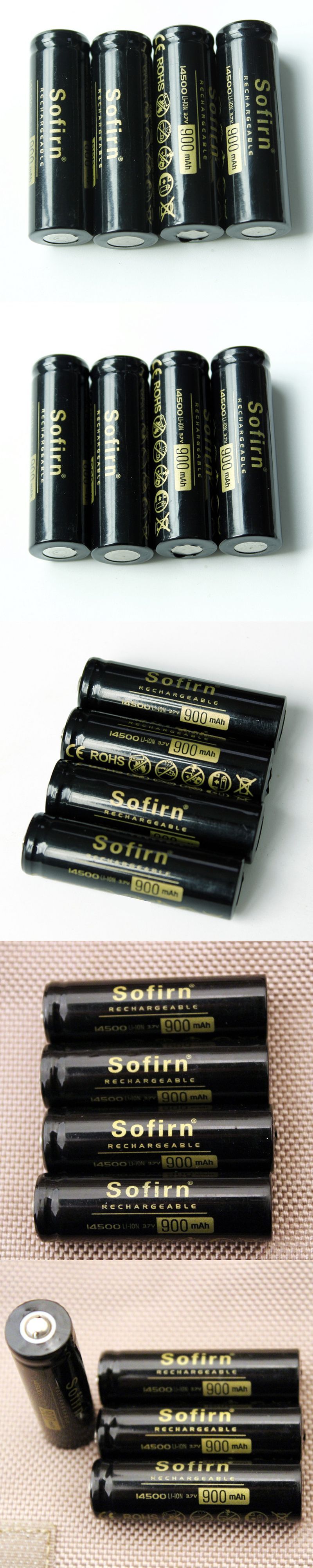 4Pcs-Sofirn-900mAh-14500-Battery-Li-ion-Batteries-For-LED-Flashlight-Camping-Hunting-1482557