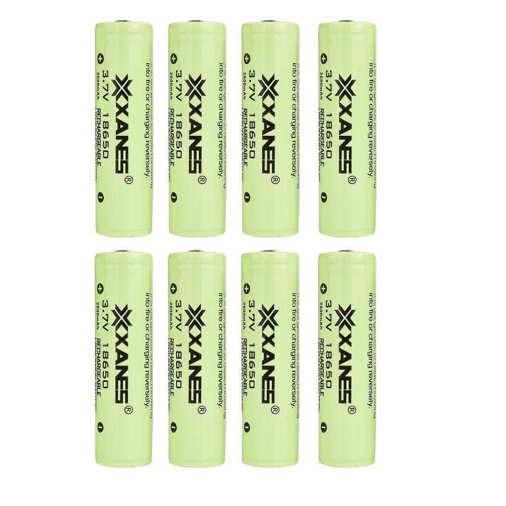 8pcs-XANES-37V-2600mAh-Protected-Rechargeable-18650-Li-ion-Battery-1449647