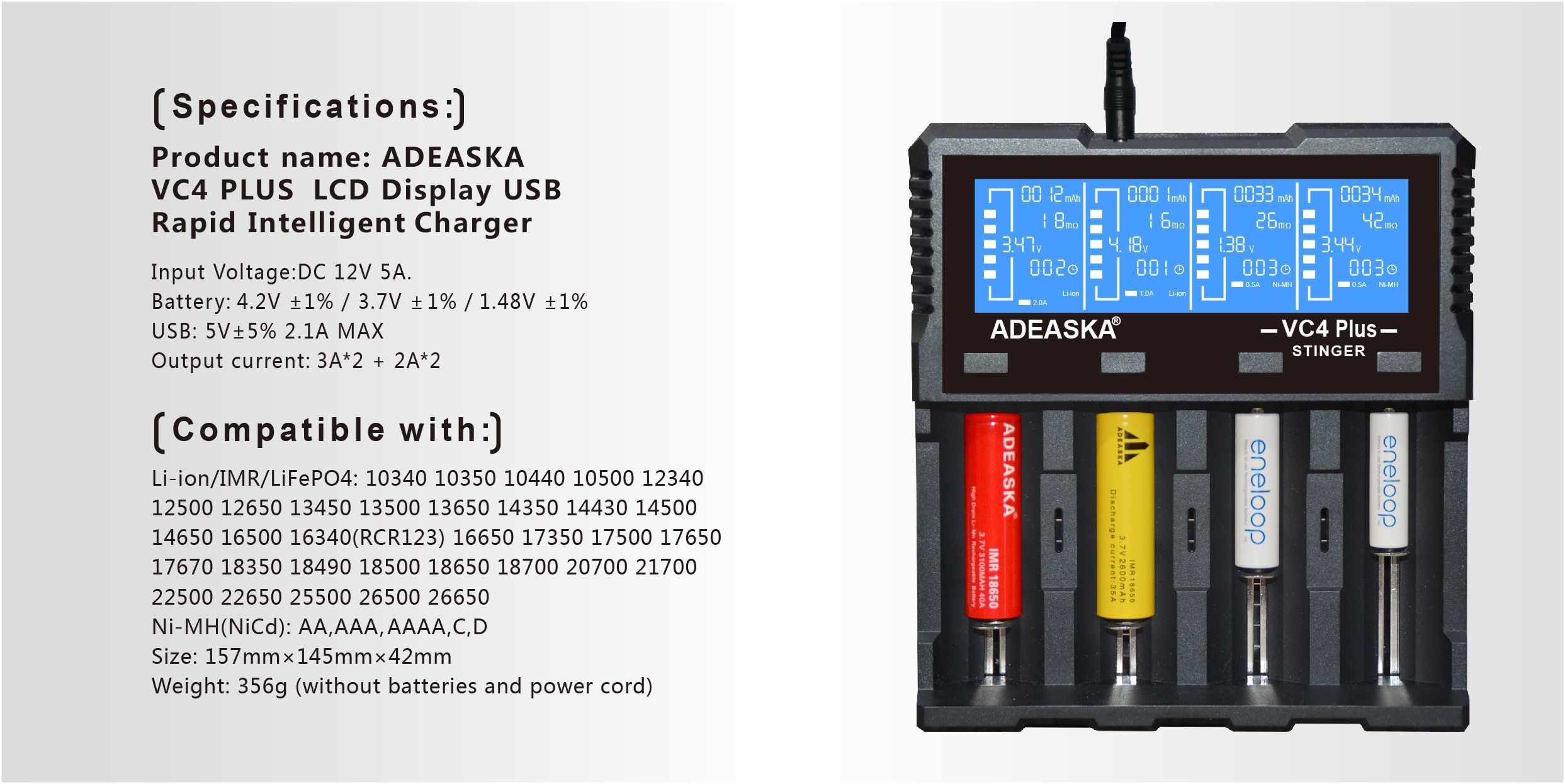 ADEASKA-VC4-PLUS-3A-Fast-Charging-LCD-Screen-USB-Battery-Charger-For-14500-18650-26650-21700-Battery-1447245