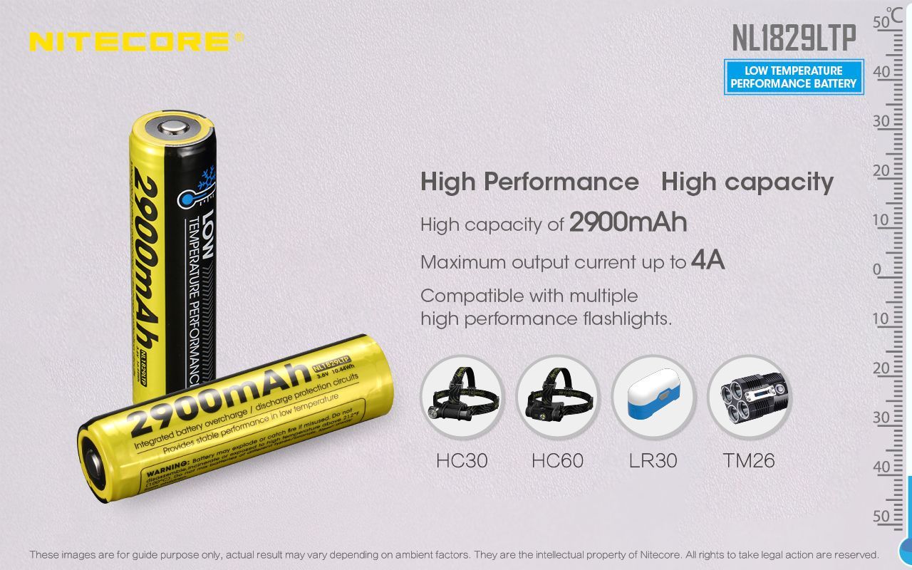 Nitecore-NL1829LTP-2900mAh-18650-Low-Temperature-High-Performance-Rechargeable-Power-Li-ion-Battery-1259222