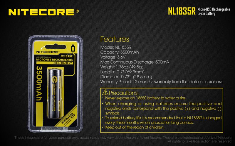 Nitecore-NL1835R-36V-3500mAh-Mirco-USB-Directly-Rechargeable-18650-Li-ion-Battery-1227628