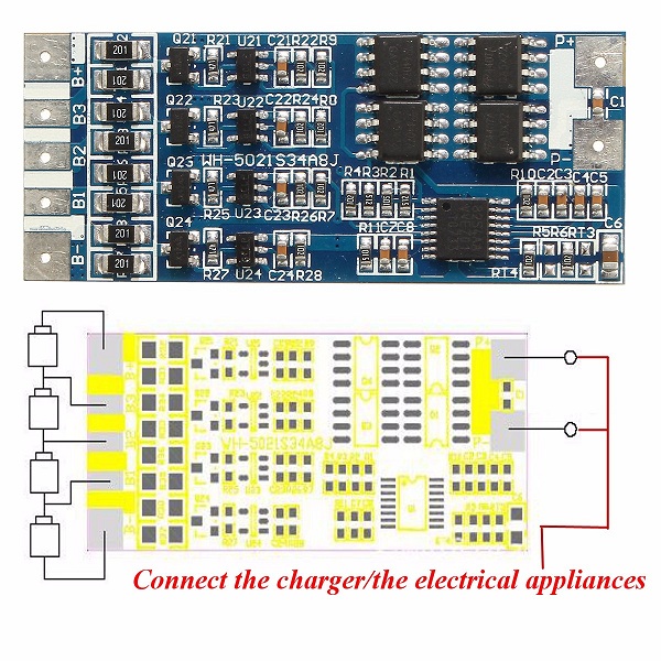 3Pcs-4S-148V-8A-Li-ion-Lithium-Single-18650-Battery-PCB-Protection-Board-With-Balance-Function-1157557