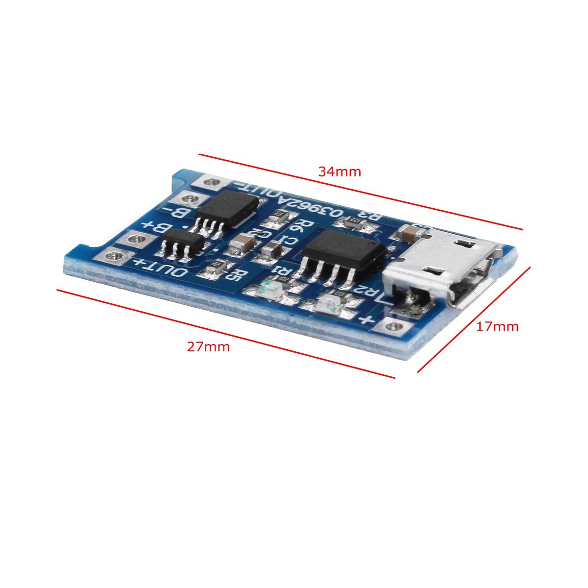 3Pcs-TP4056-Micro-USB-5V-1A-Lithium-Battery-Charging-Protection-Board-TE585-Lipo-Charger-Module-1734586