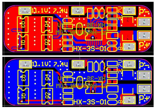 3pcs-3S-12V-10A-18650-Lithium-Battery-Charger-Protection-Board-Module-111V-126V-1191753