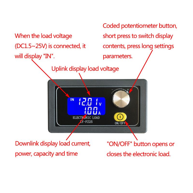 4A-25w-Electronic-Load-Adjustable-Constant-Current-Aging-Resistor-Battery-Voltage-Capacity-Tester-LC-1453784