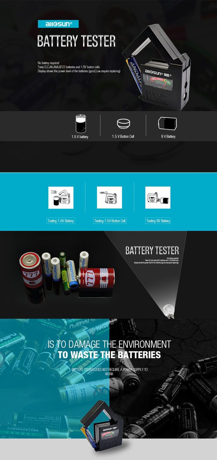 ALL-SUN-BT1A-23A-12V-Digital-Battery-Tester-Volt-Checker-Household-Battery-Tester-Voltage-Meter-Tool-1490664