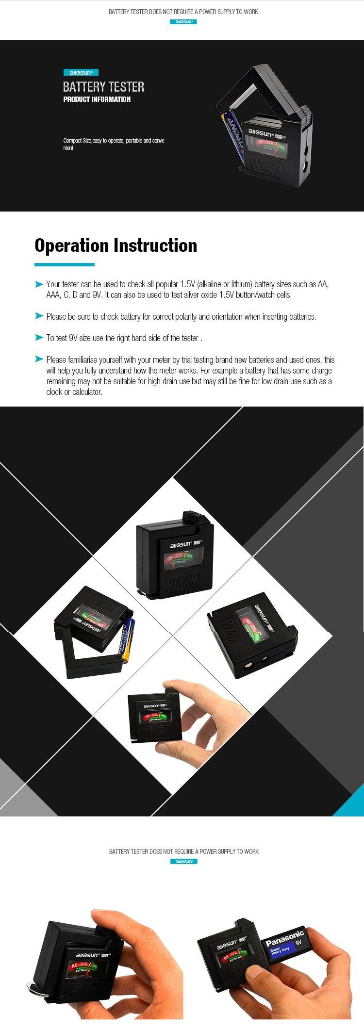 ALL-SUN-BT1A-23A-12V-Digital-Battery-Tester-Volt-Checker-Household-Battery-Tester-Voltage-Meter-Tool-1490664