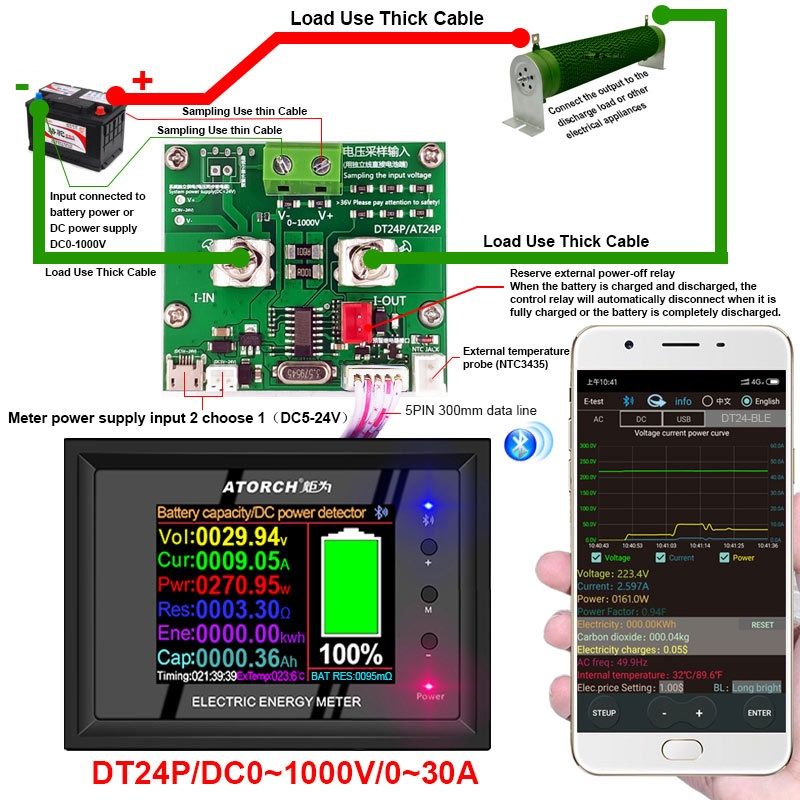 DT24P-DC0-1000V-30A-DC-Power-Supply-Voltmeter-Ammeter-Battery-Coulometer-Capacity-Amp-Tester-Battery-1743500