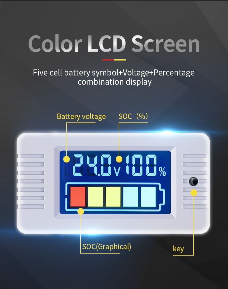 PZEM-023-Digital-Display-Battery-Power-Tester-0100V-Digital-Voltmeter-General-Colored-LCD-Battery-De-1743442
