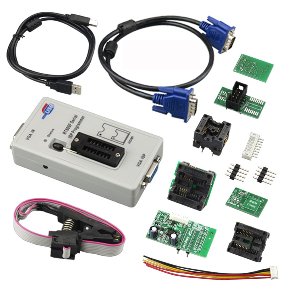 RT809F-USB-PC-Repair-Tool-Programmer-7-AdaptersSOP16-SOP20-IC-Clip-LCD-Reader-LCD-BIOS-ISP-USB-VGA-1530628