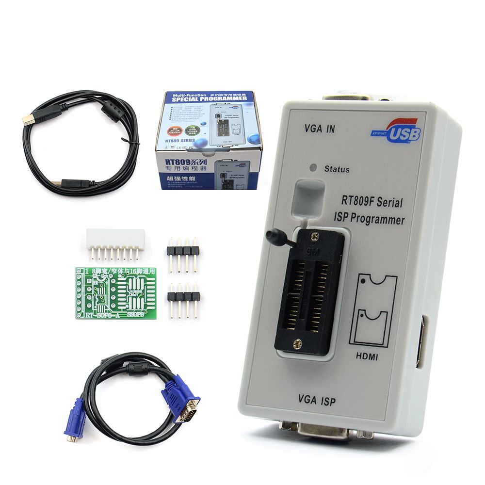 RT809F-USB-PC-Repair-Tool-Programmer-7-AdaptersSOP16-SOP20-IC-Clip-LCD-Reader-LCD-BIOS-ISP-USB-VGA-1530628